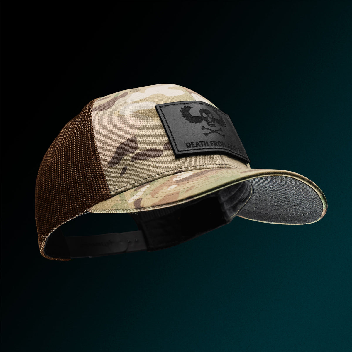 Death From Above Leather Patch Tactical Snapback