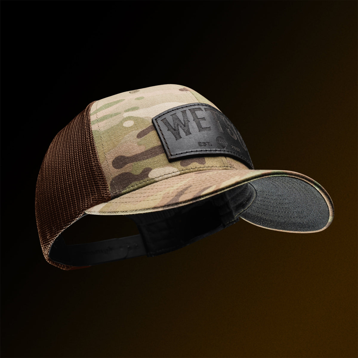 Wetsu Badge Leather Patch Tactical Snapback