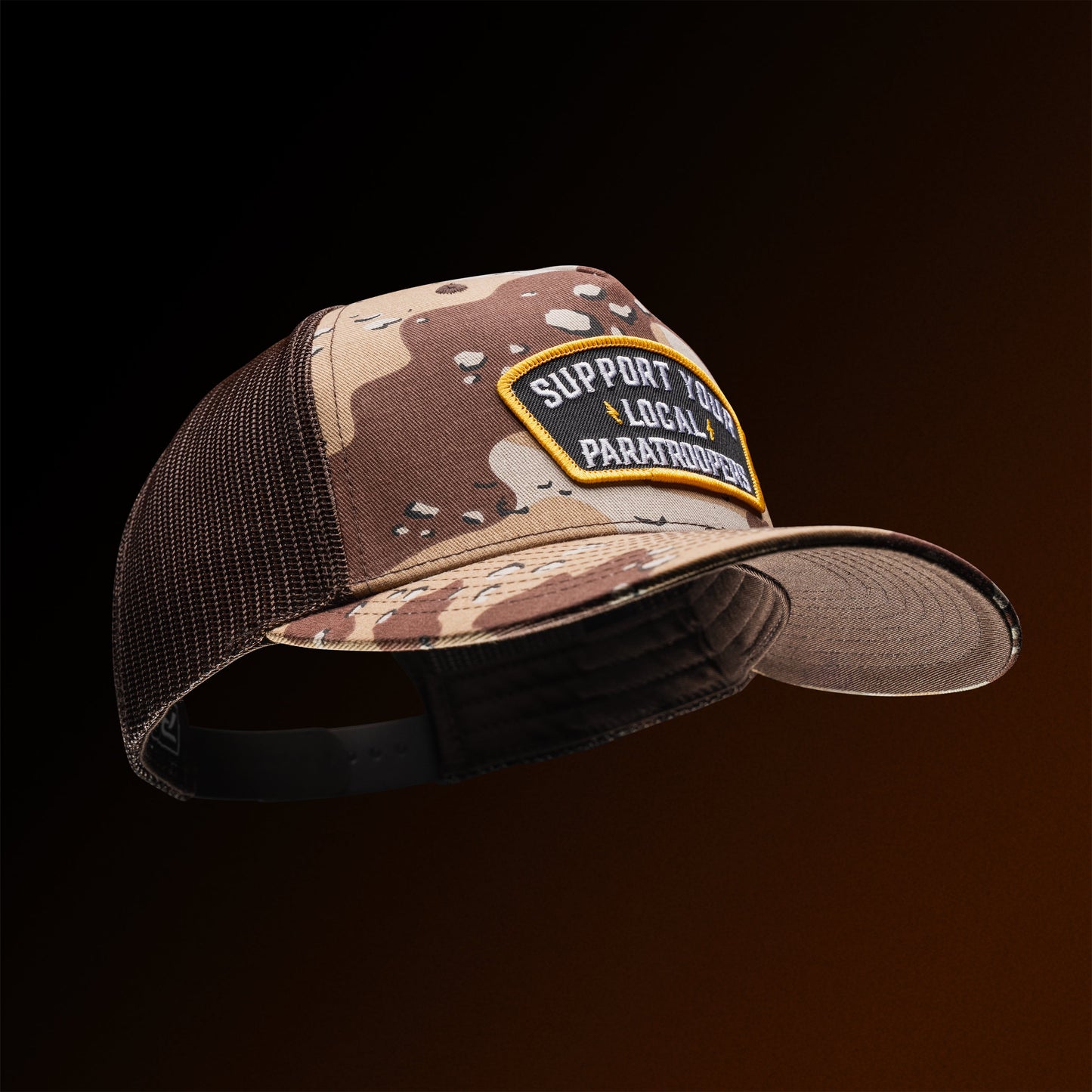 Support Your Local Paratroopers Patch Trucker Hat