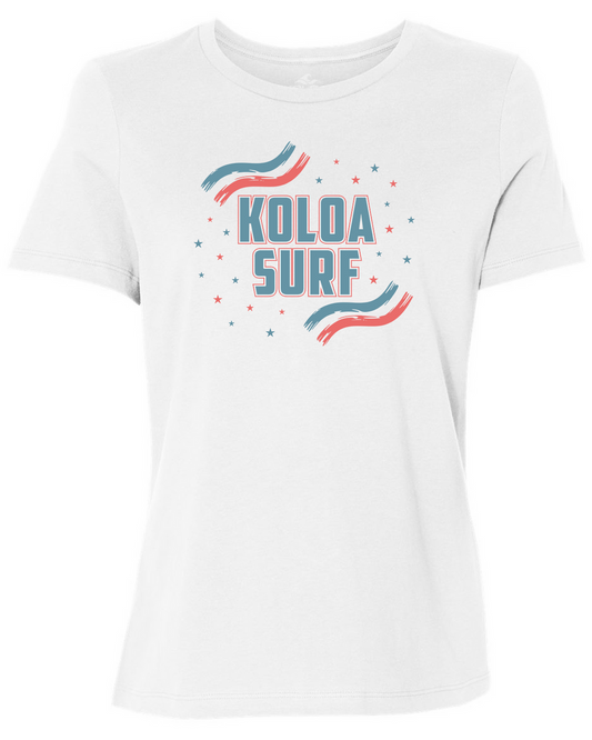 Koloa USA Stripes Women's T-Shirt