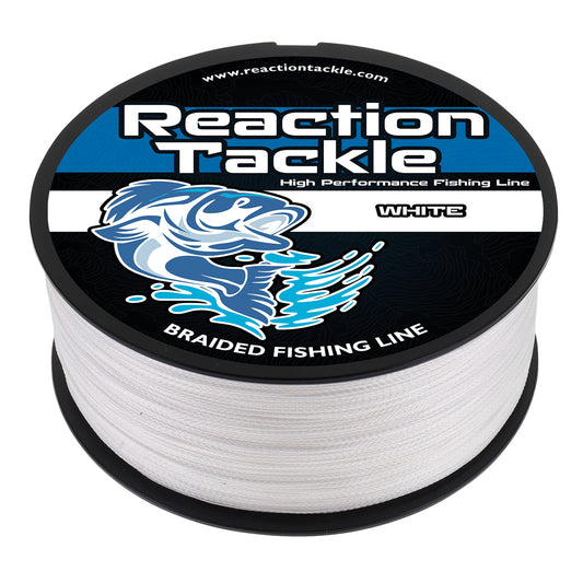 Reaction Tackle Braided Fishing Line - White
