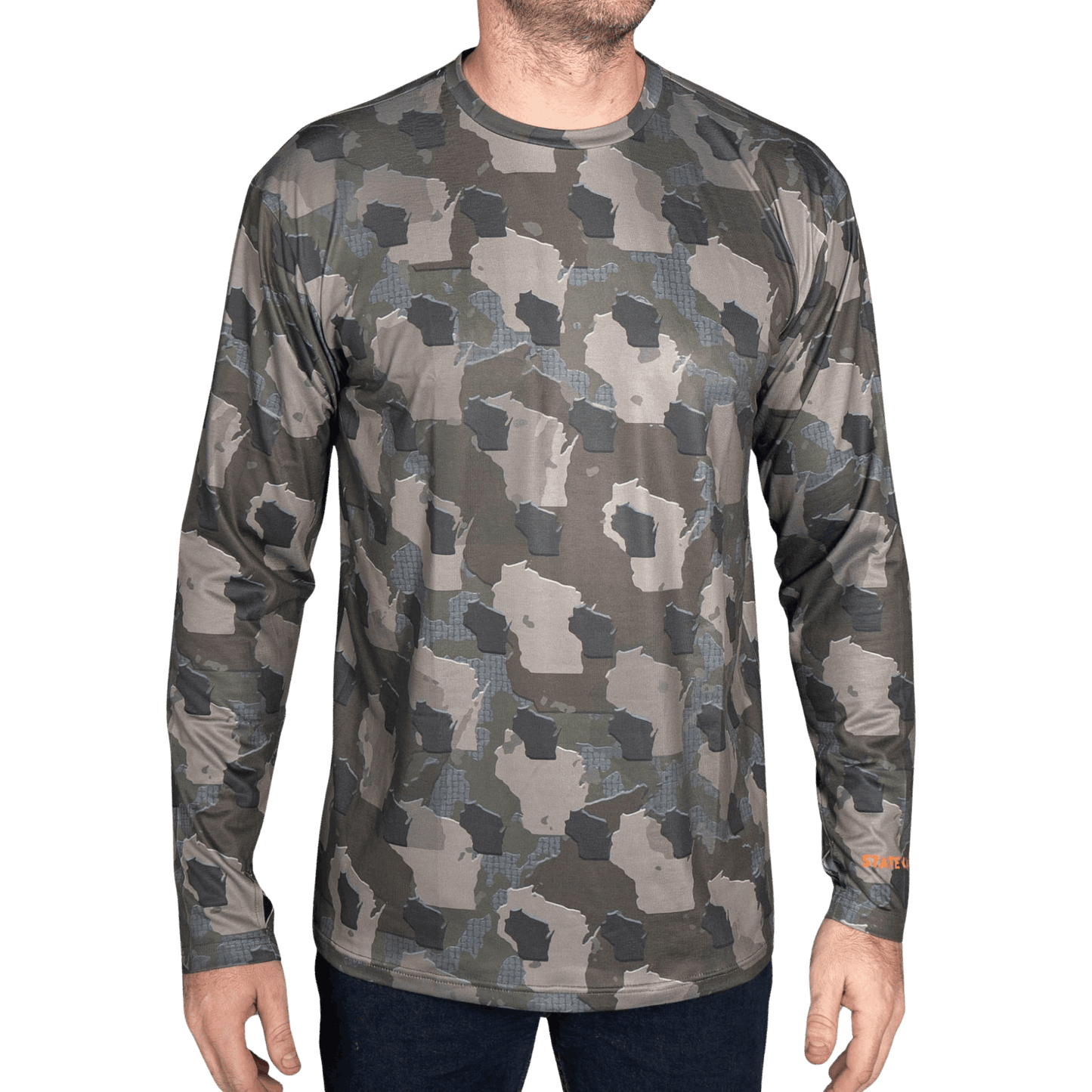 Wisconsin Camo - Long Sleeve Shirt