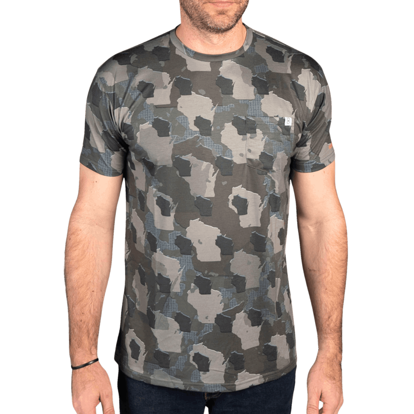 Wisconsin Camo - Short Sleeve Shirt