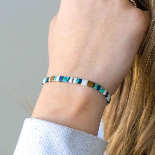 WINTER HARBOR - Tila Bead Bracelet | Single