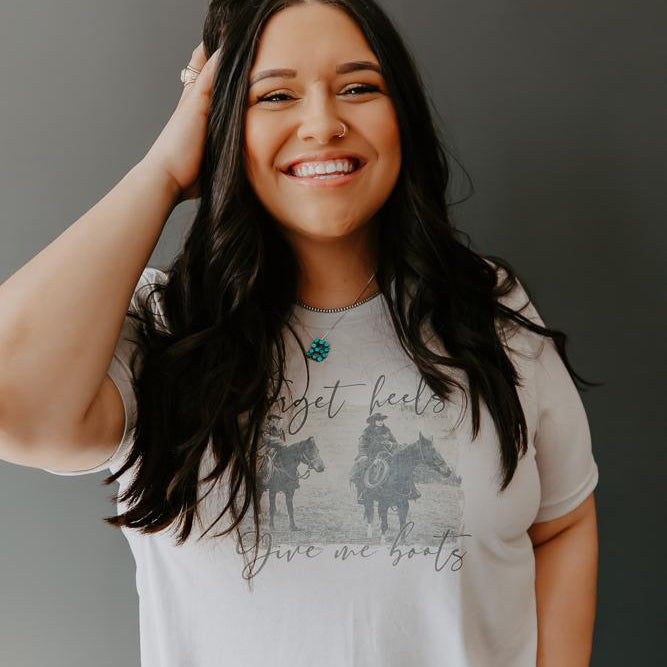 Forget the Heels Graphic Tee