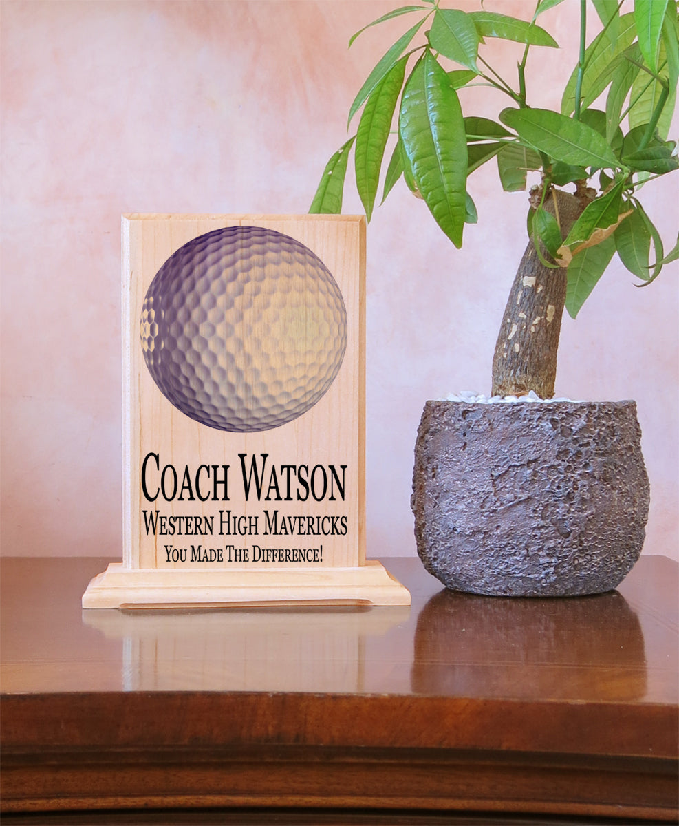 Custom Coach Gift Plaque Signable Basketball Football Soccer Softball Volleyball And More