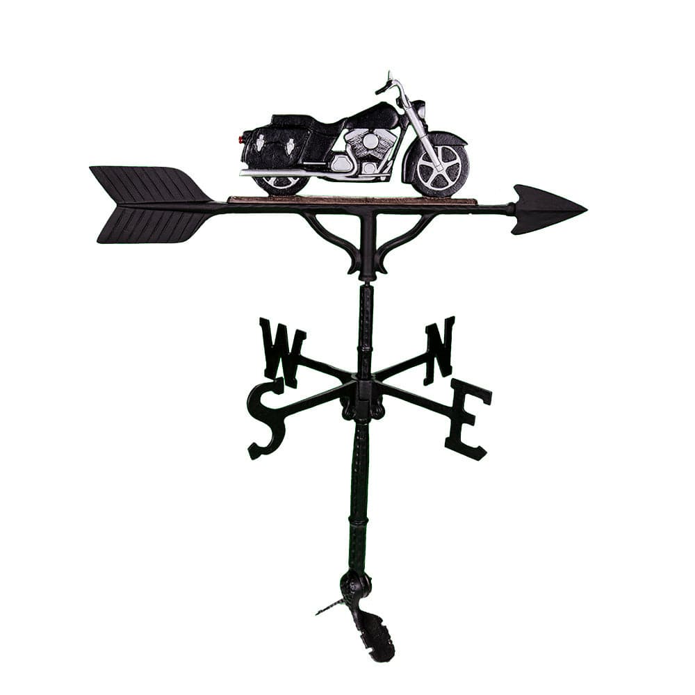 Motorcycle 32" Weathervane | Patriot Forged in the USA