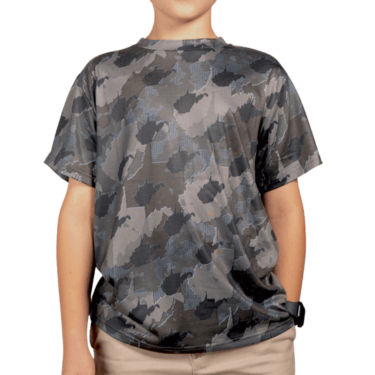 West Virginia Camo - Kids Short Sleeve