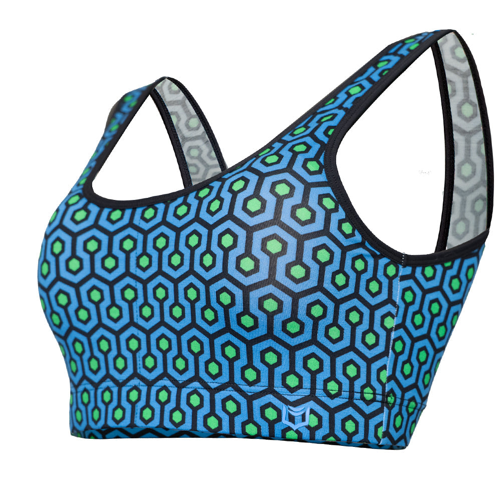 SHEATH Bamboo Hexagon Padded Comfort Bralette