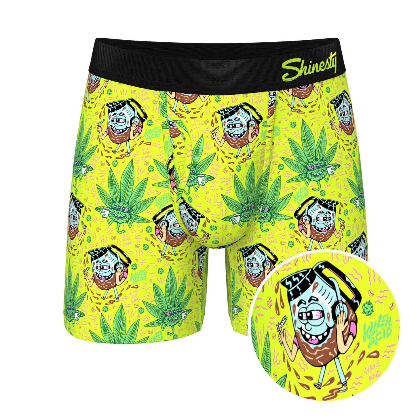 The Wake & Bake | Shinesty x Killer Acid Ball Hammock® Pouch Underwear With Fly