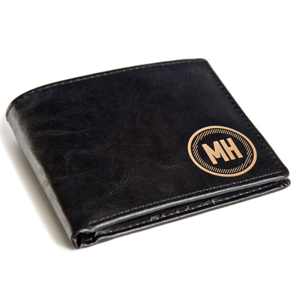 Personalized Bifold Wallet: Circle