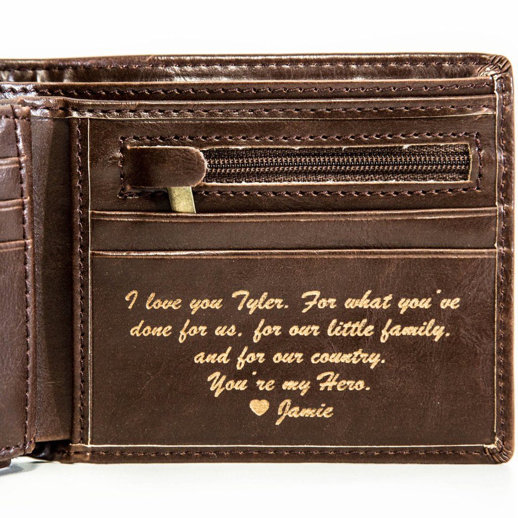 Personalized Bifold Wallet: Basic