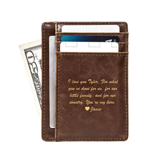 Front Pocket Wallet: Message