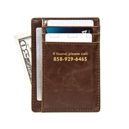 Front Pocket Wallet: Number