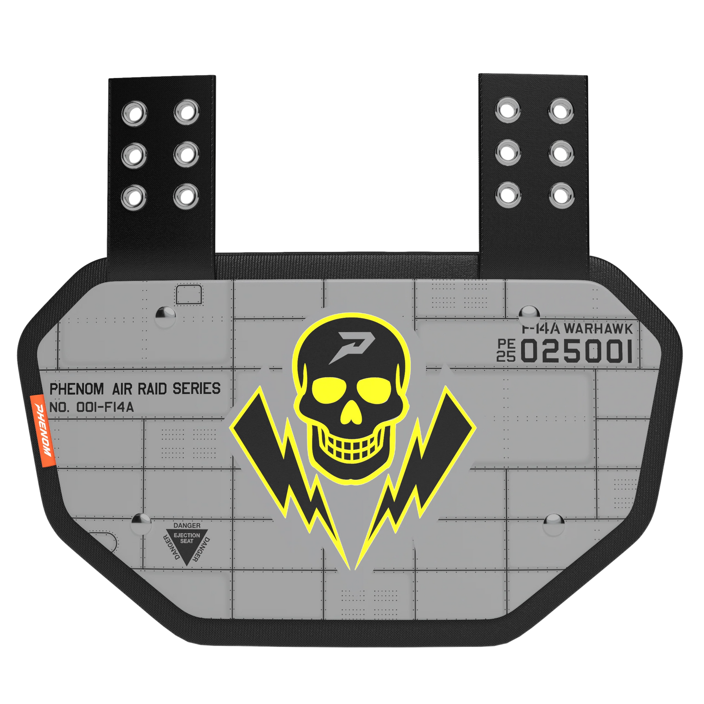Phenom Elite Football Back Plate - Warhawk