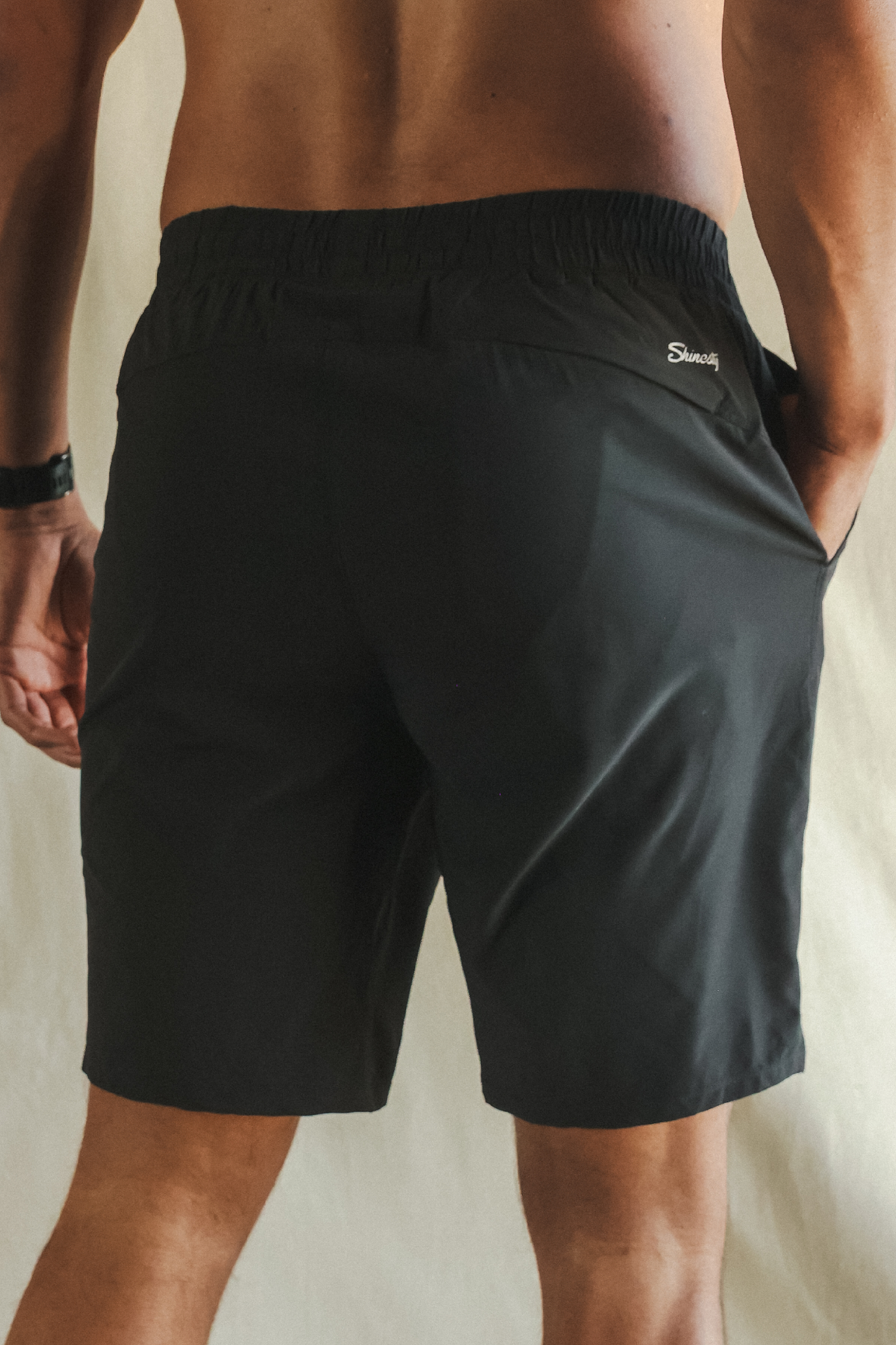 The Warm Up | Black and Neon Ball Hammock® 9 Inch Athletic Shorts