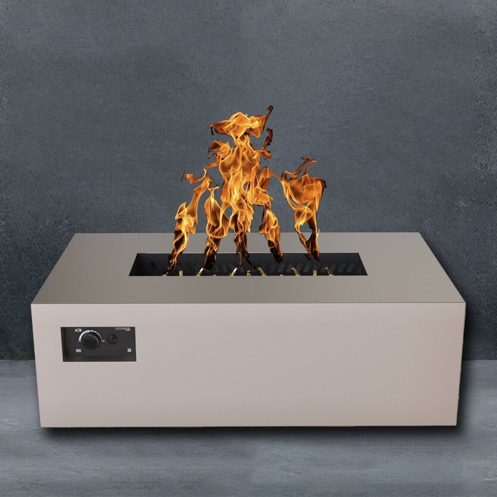 Warming Trends AON R48 48-Inch Rectangular Steel Gas Fire Pit Table