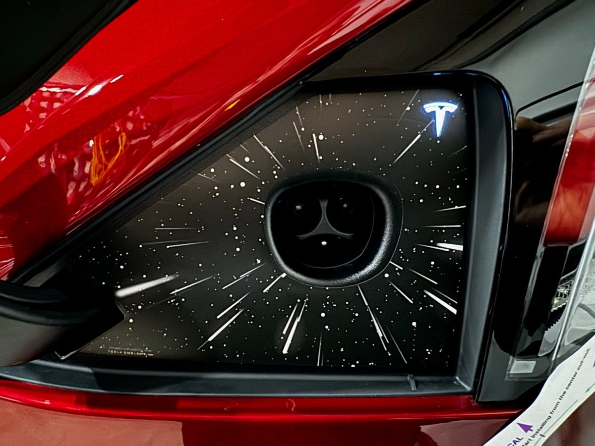 Warp Drive Tesla Charge Port Wrap | Model X