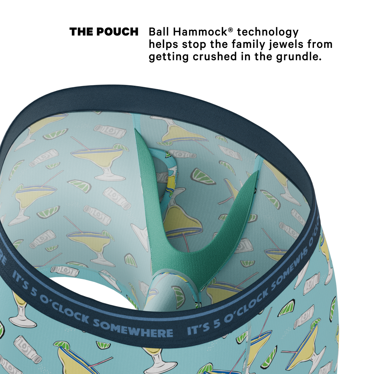 The Wasting Away | Shinesty x Margaritaville® Ball Hammock® Pouch Underwear With Fly