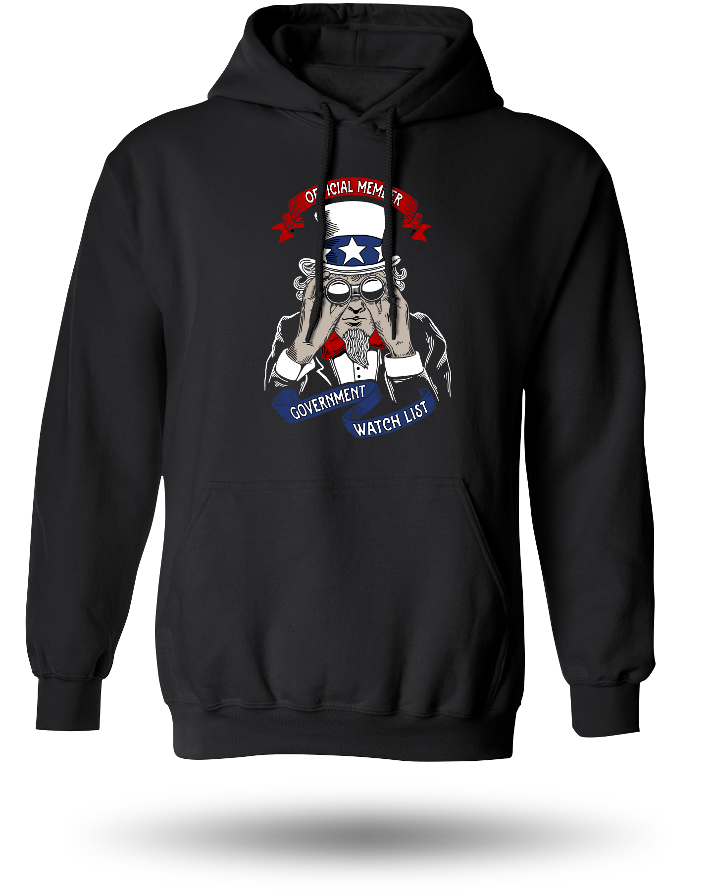GOVERNMENT WATCHLIST OFFICIAL MEMBER HOODIE (SM, MD, & 5XL)