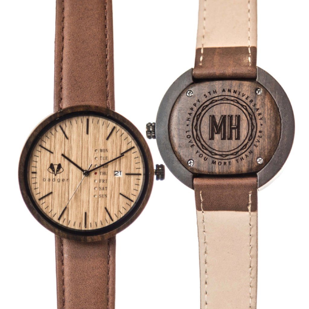 Sandalwood Modern Watch: Anniversary