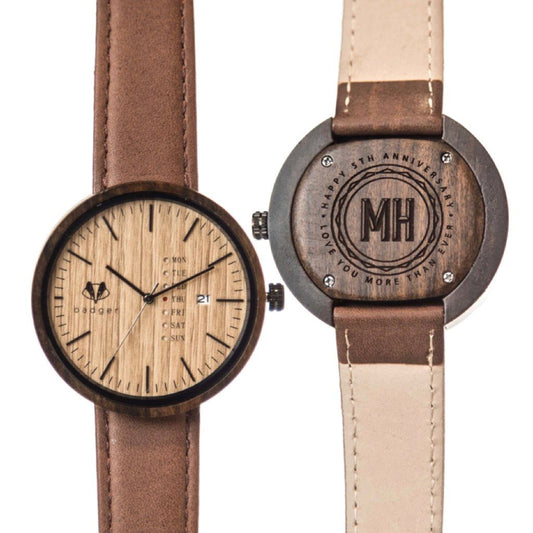 Sandalwood Modern Watch: Anniversary
