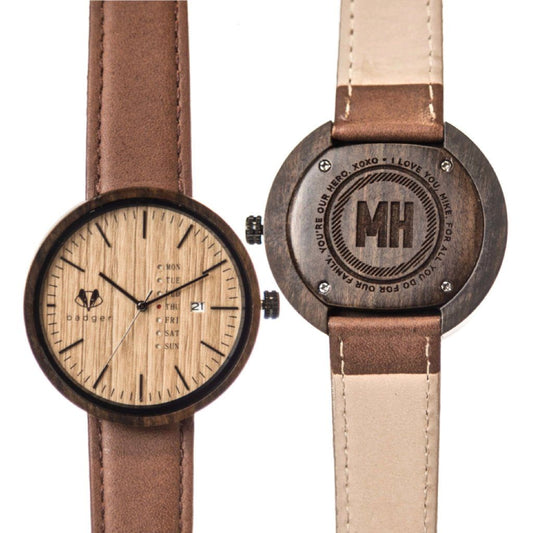 Sandalwood Modern Watch: Message