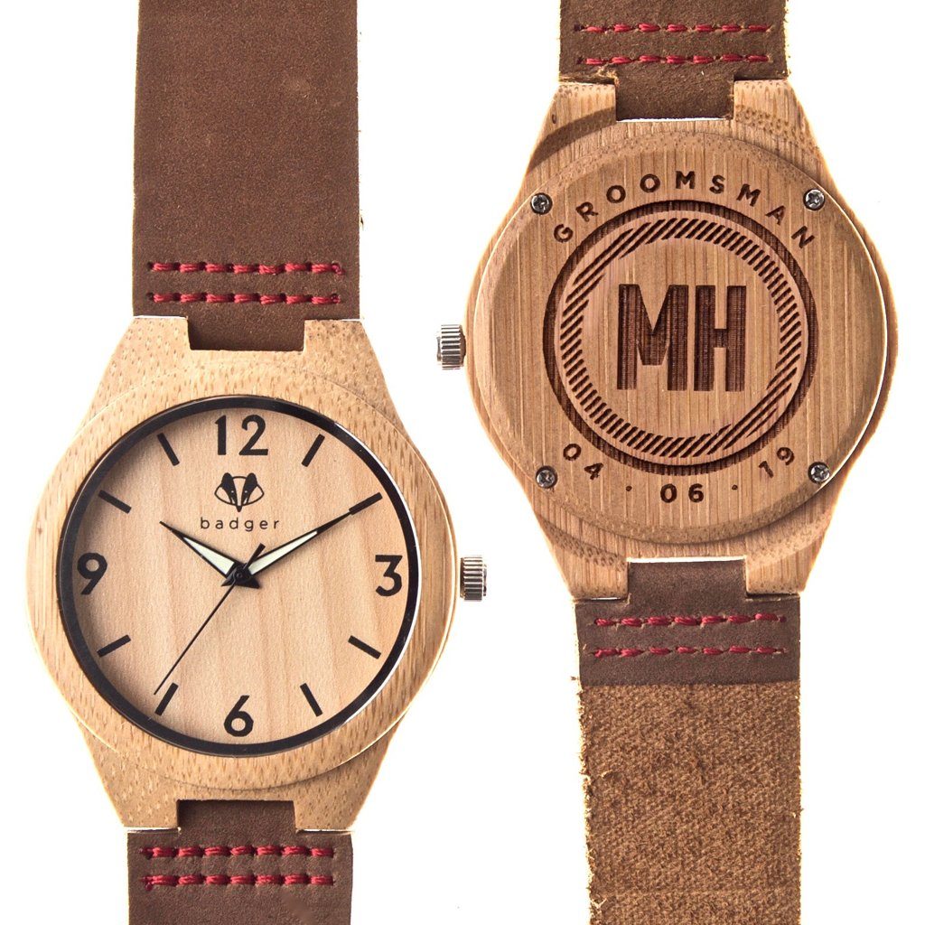 Bamboo Tailored Watch: Groomsmen