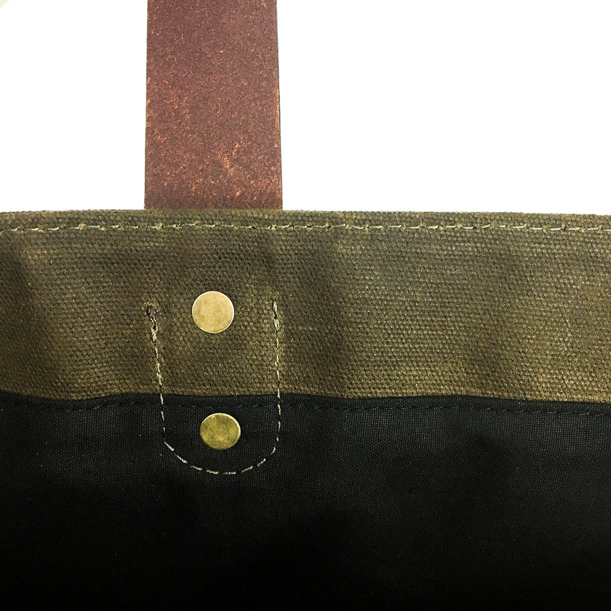 Waxed Canvas Tote Bag