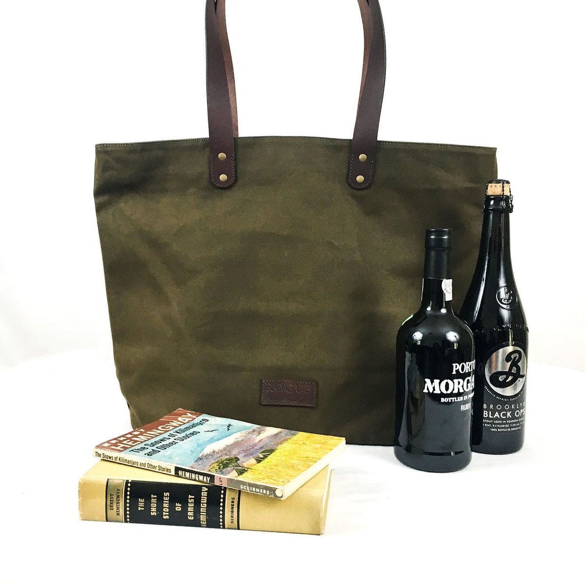 Waxed Canvas Tote Bag