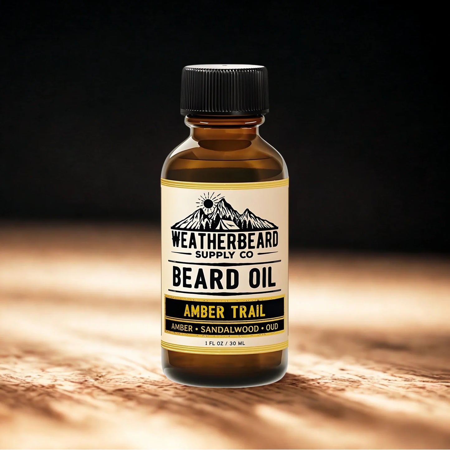 Amber Trail Beard Oil - Amber, Sandalwood, Oud