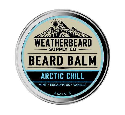 Arctic Chill Beard Balm - Mint, Eucalyptus, Vanilla