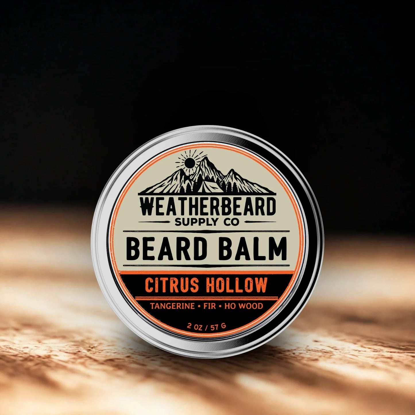 Citrus Hollow Beard Balm - Tangerine, Fir, Ho Wood
