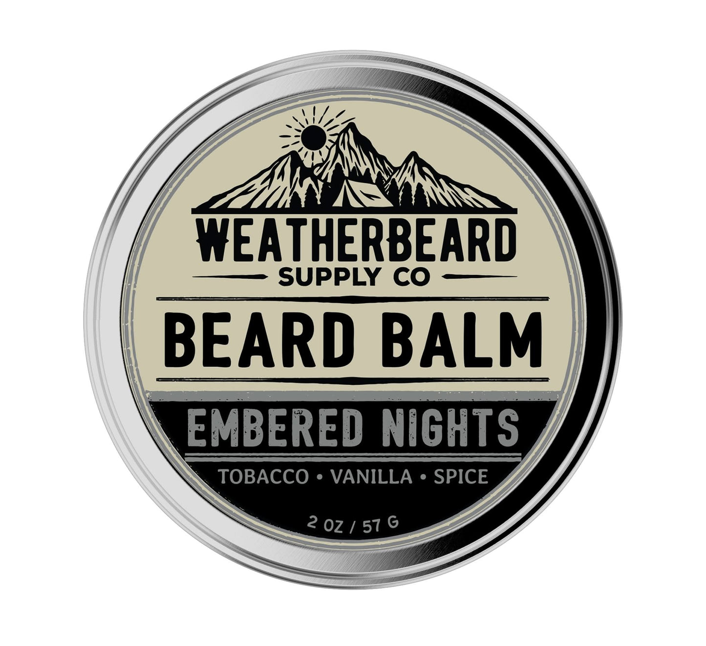 Embered Nights Beard Balm - Tobacco, Vanilla, Spice