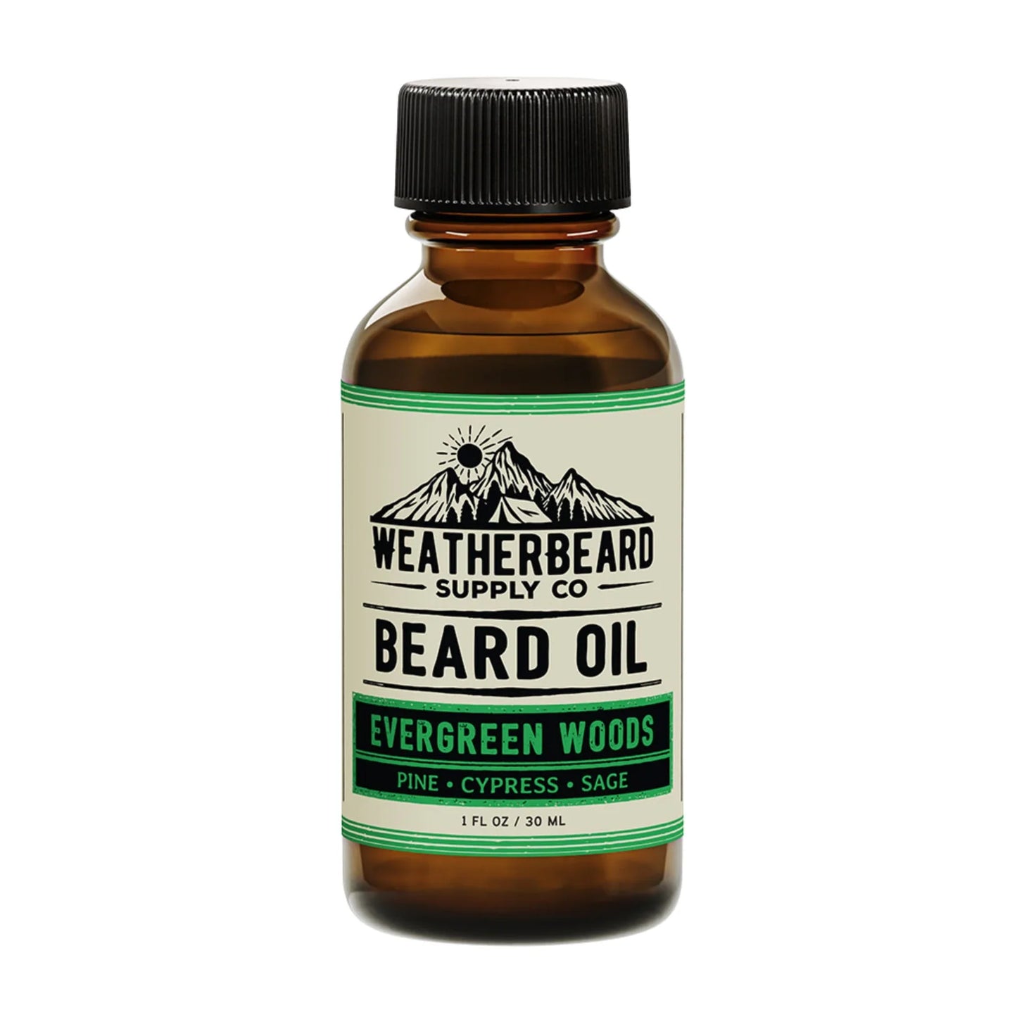Evergreen Woods Beard Oil - Pine, Cypress, Sage