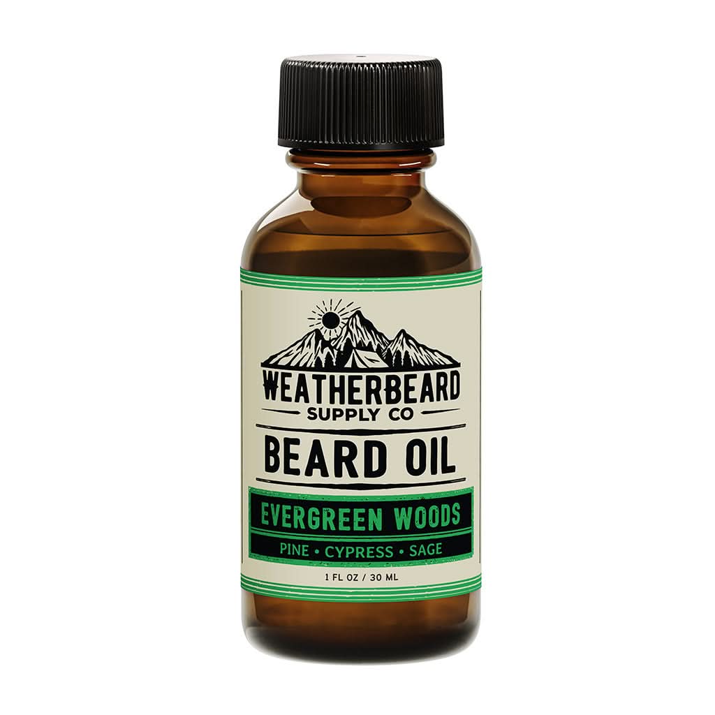 Evergreen Woods Beard Oil - Pine, Cypress, Sage