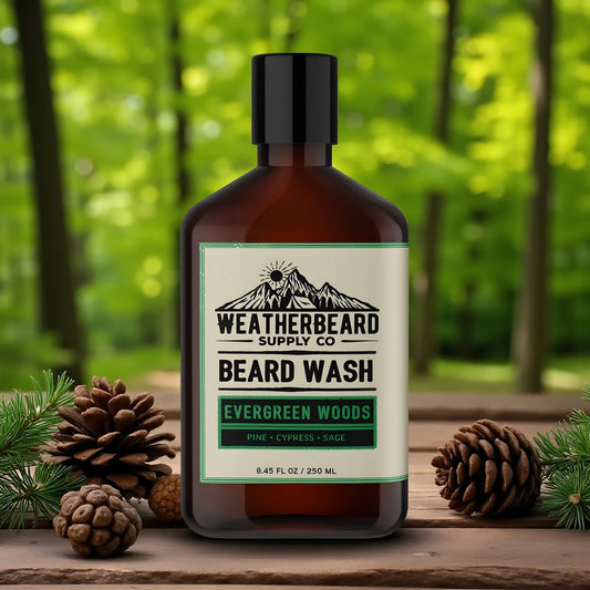 Evergreen Woods Beard Wash - Pine, Cypress, Sage