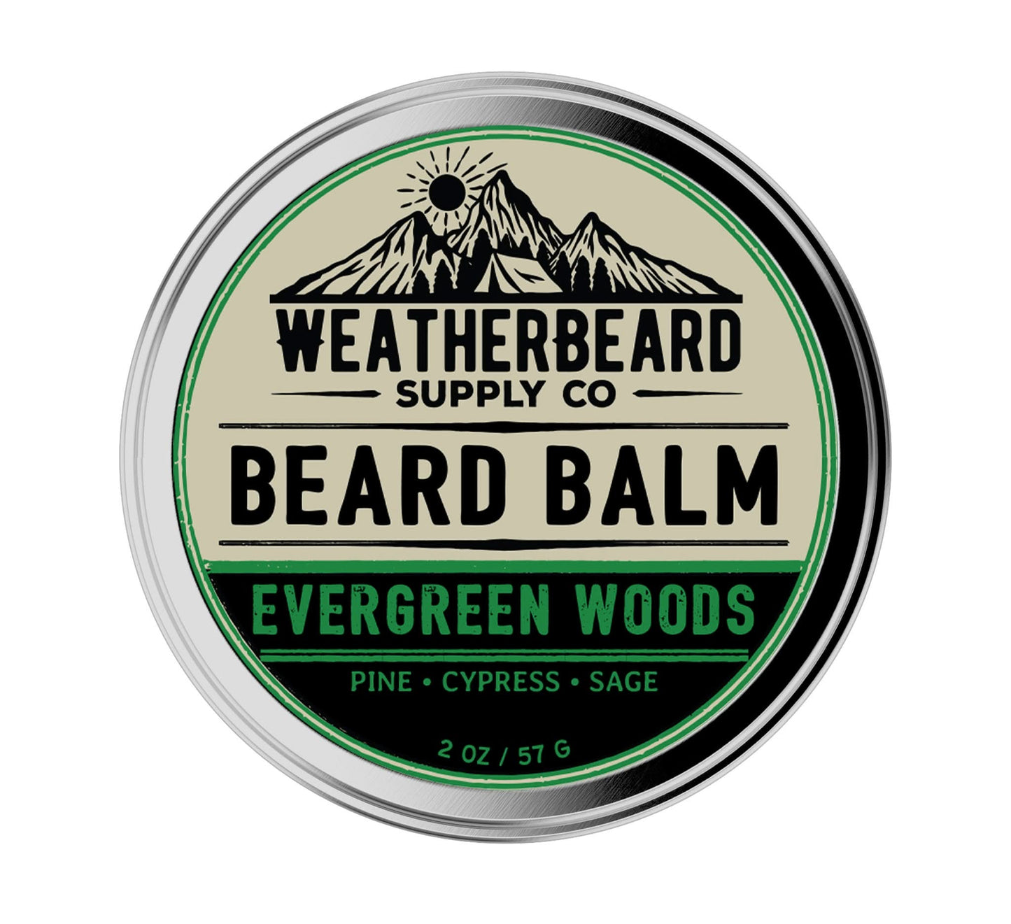 Evergreen Woods Beard Balm - Pine, Cypress, Sage