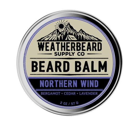 Northern Wind Beard Balm - Bergamot, Cedar, Lavender
