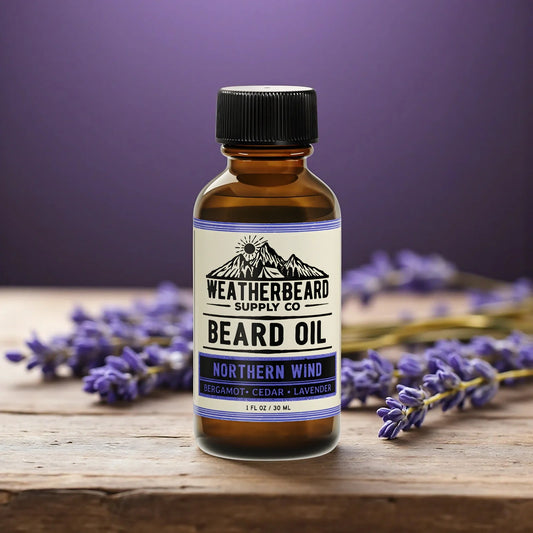 Northern Wind Beard Oil - Bergamot, Cedar, Lavender