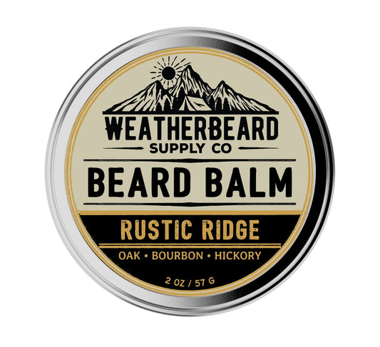 Rustic Ridge Beard Balm - Oak, Bourbon, Hickory