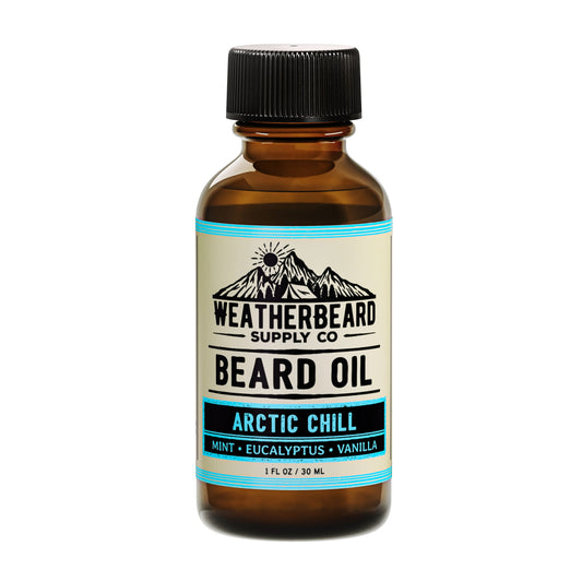 Arctic Chill Beard Oil - Mint, Eucalyptus, Vanilla