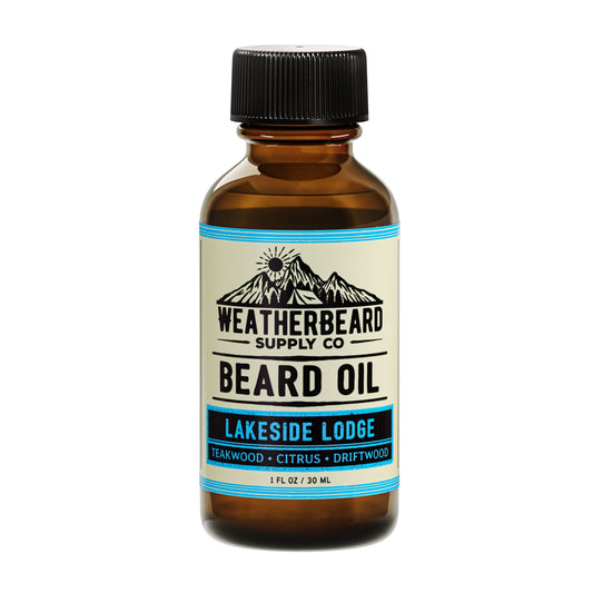 Lakeside Lodge Beard Oil - Teakwood, Citrus, Driftwood