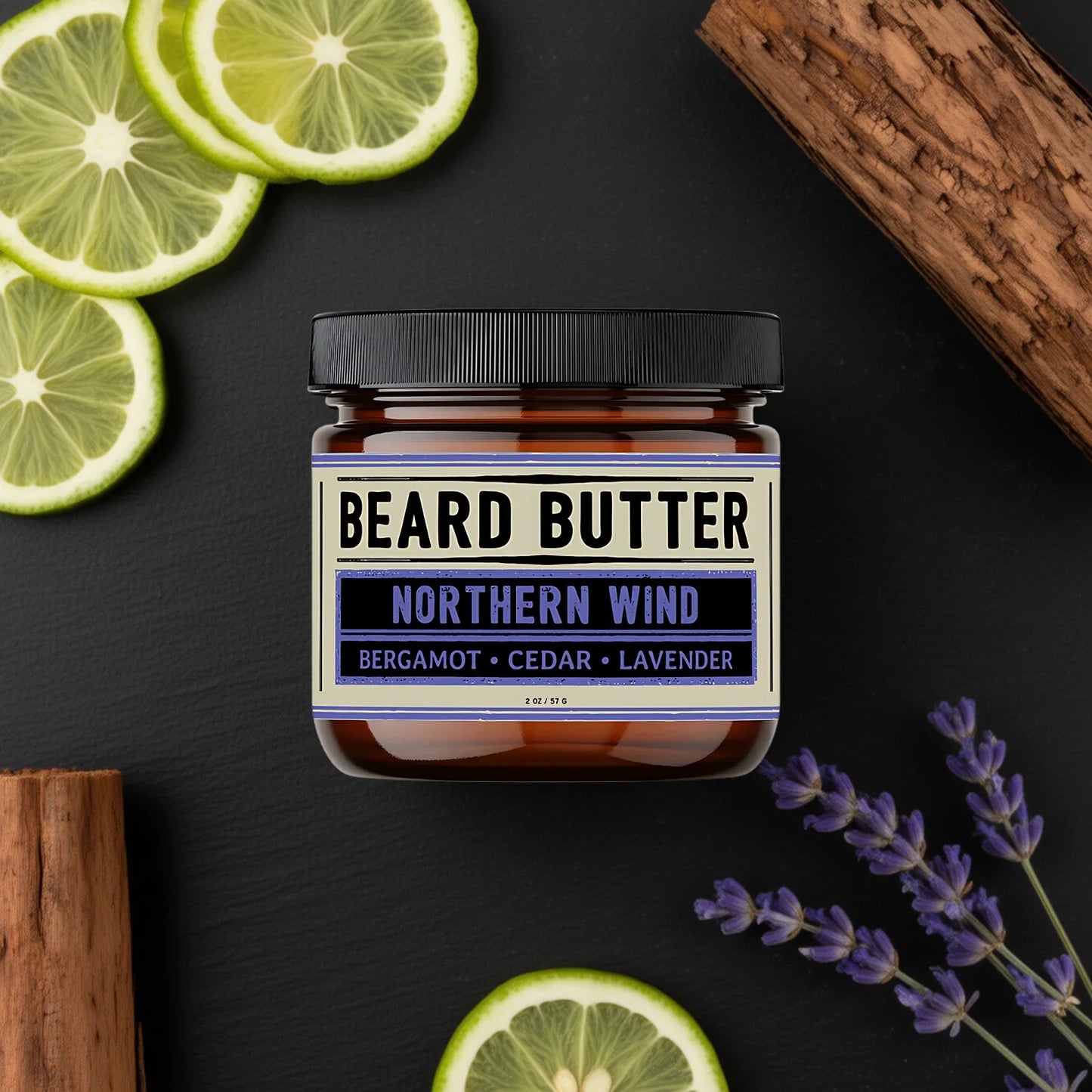 Northern Wind Beard Butter - Bergamot, Cedar, Lavender