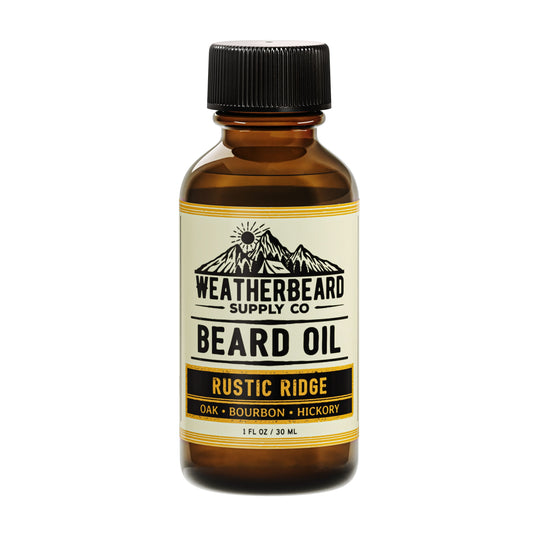 Rustic Ridge Beard Oil - Oak, Bourbon, Hickory