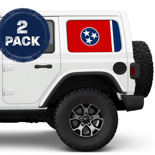 Tennessee State Flag Side Windows Printed Vinyl Decal