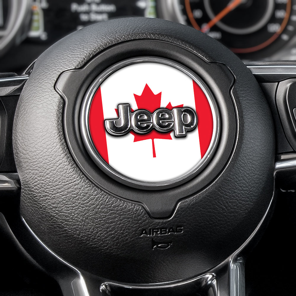 Canadian Steering Wheel Decal