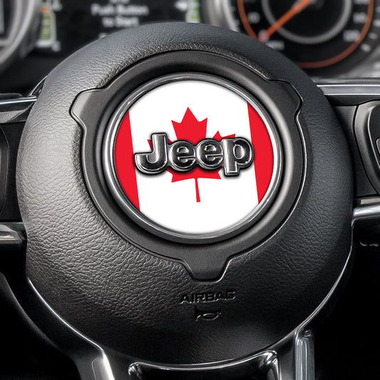 Canadian Steering Wheel Decal