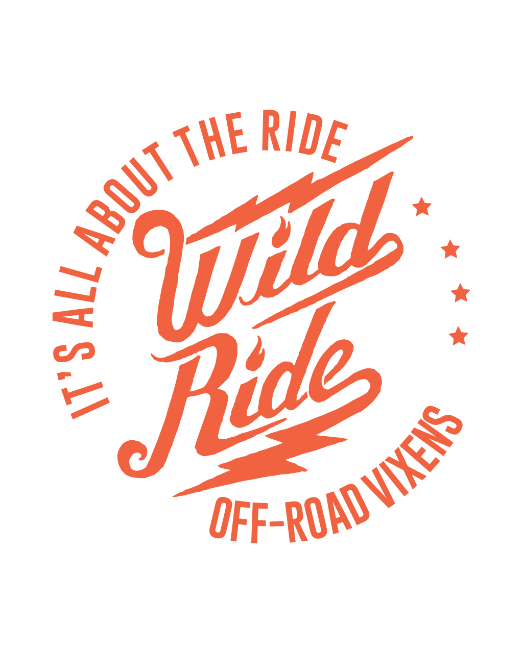 Wild Ride Decal 6" x 6"