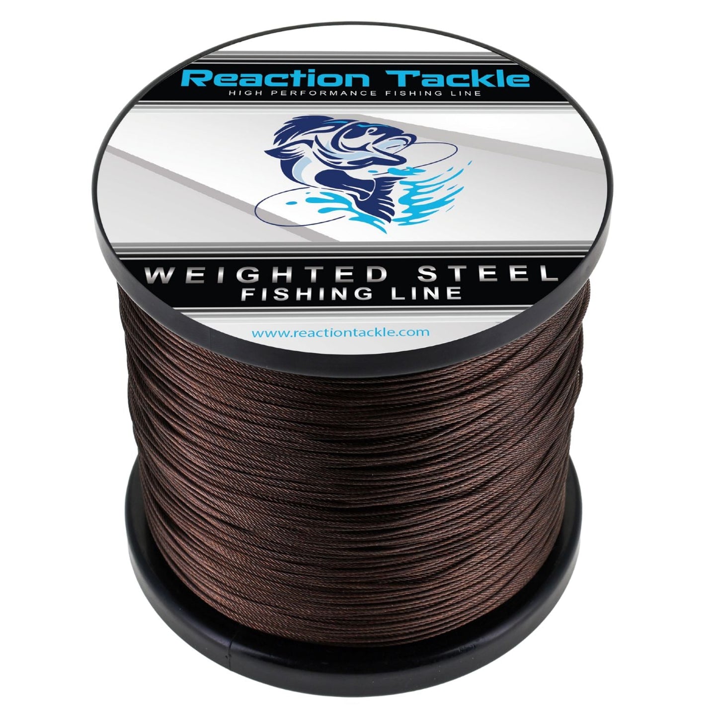 Reaction Tackle Weighted Stainless Steel Trolling Line 45LB- Premium Weighted Fishing Wire - New